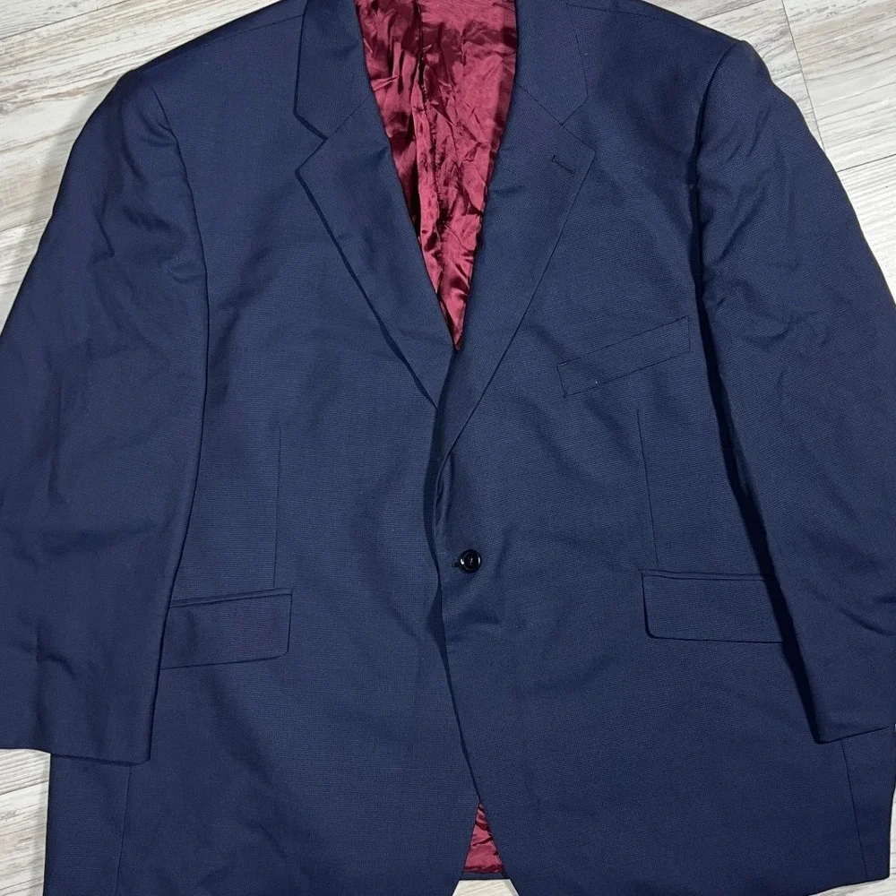 Alexandre *London* Men's‎ Navy Blue Suit Jacket Blazer Tailored Fit Size 44R